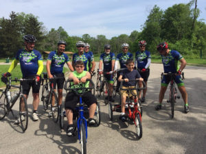 Edwin and Fransisco with Hearts and Sharks Cycling Club